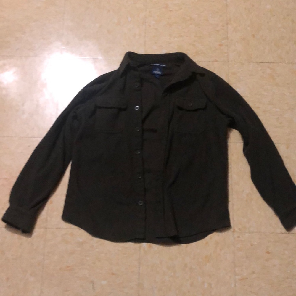 Olive Green Men’s Button Up